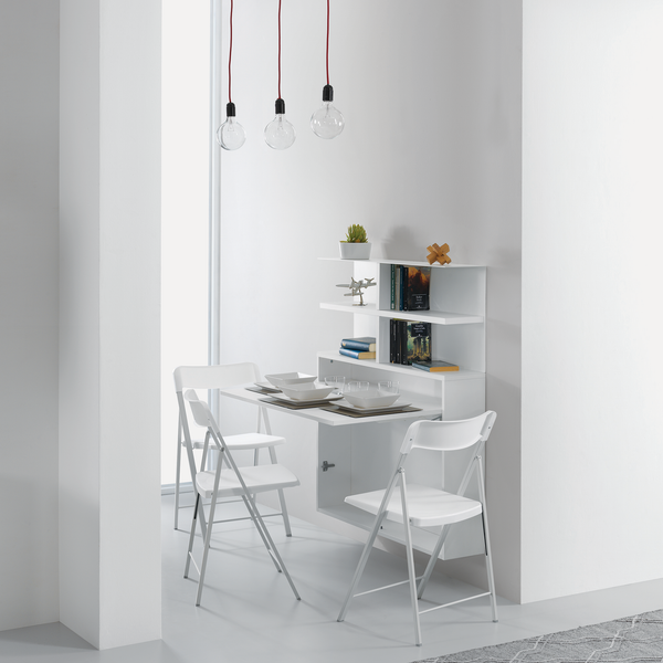 Ensemble mini ~ wall mounted table + chairs - SPACEMAN