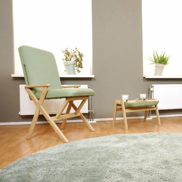 Zen - adjustable chair and footstool